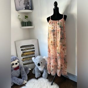 Elena Baldi silk blend maxi dress